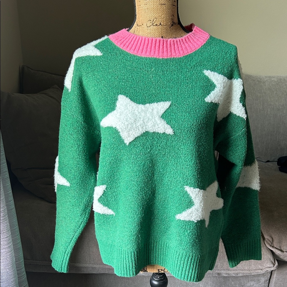 The Karina Star Sweater- THML Med